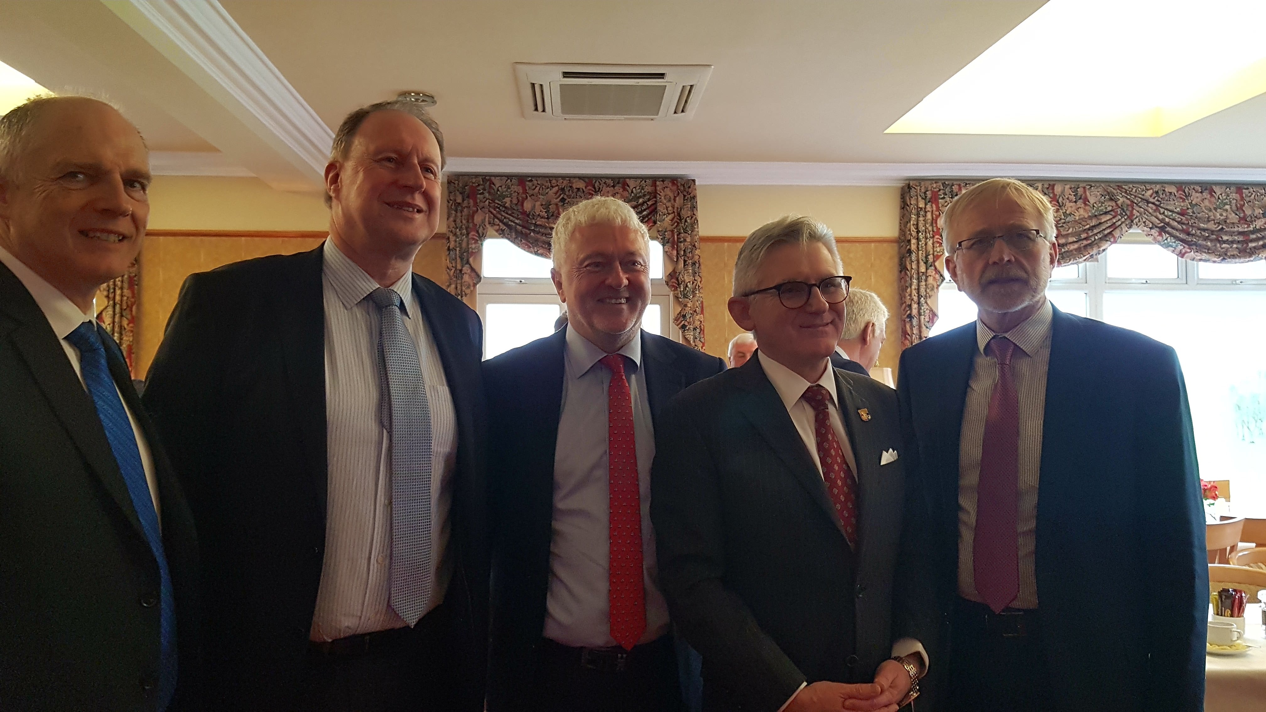 Pictured L-R: David Stanton, Minister of State for Equality, Immigration and Integration; Eamonn Siggins, Chief Executive at CPA Ireland; Joe Aherne, CEO Leading Edge Group; Professor Patrick O'Shea, UCC President and Dr. Seamus O'Tuama, Director Adult Continuing Education, UCC.