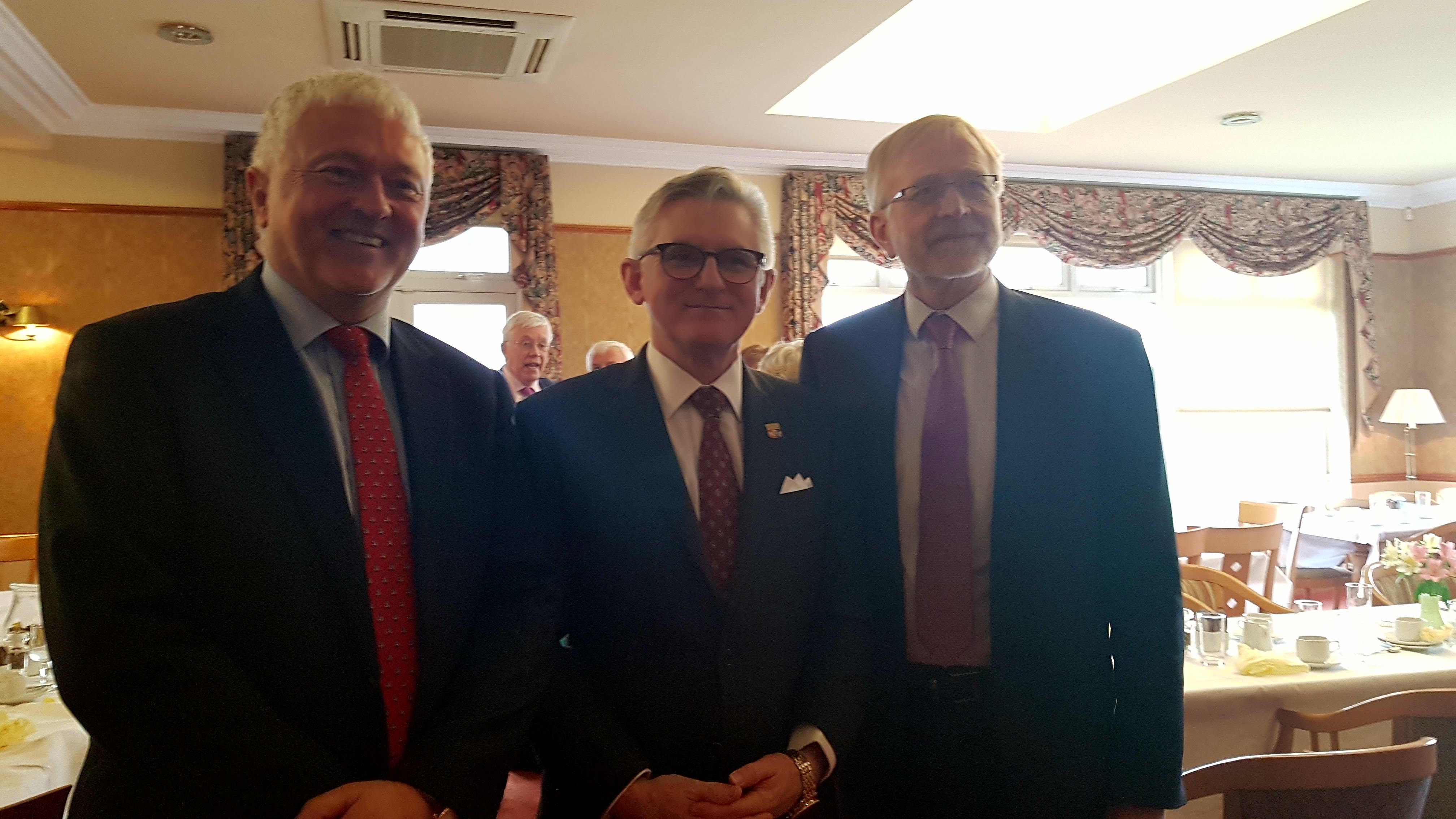 Pictured L-R: Joe Aherne, CEO Leading Edge Group; Professor Patrick O'Shea, UCC President and Dr. Seamus O'Tuama, Director Adult Continuing Education, UCC.