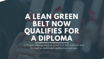 Lean Green Belt Qualifies for Diploma