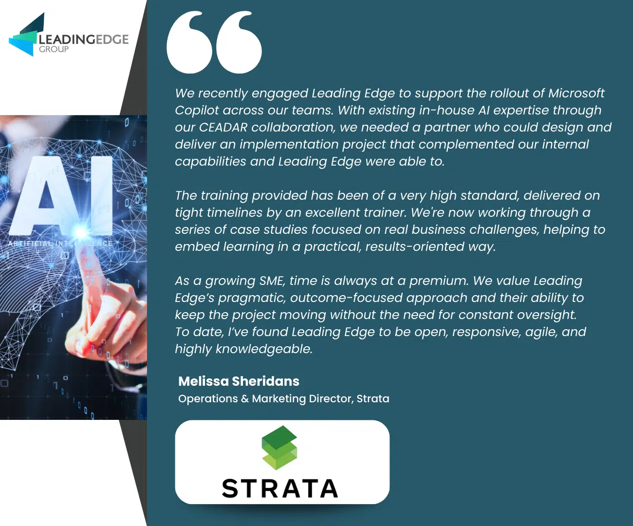 Client Testimonial